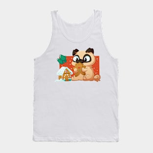 Holiday Pug Tank Top